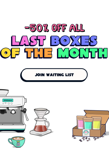 -50% off all last boxes of the month