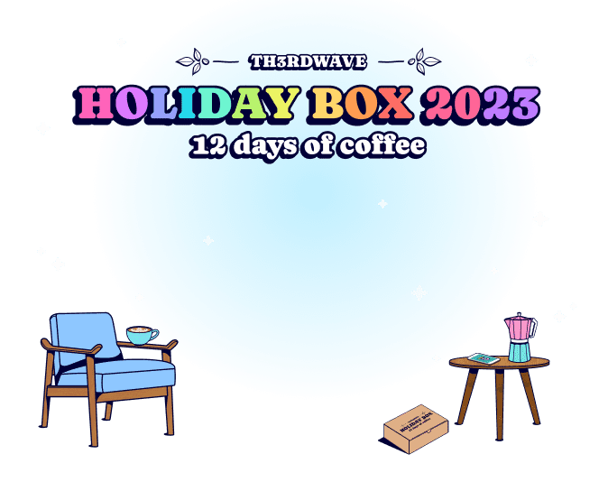 Th3rdwave. Holiday Box 2023. 12 days of coffee.
