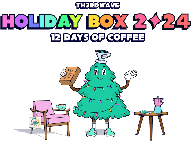 Th3rdwave. Holiday Box 2024. 12 days of coffee.